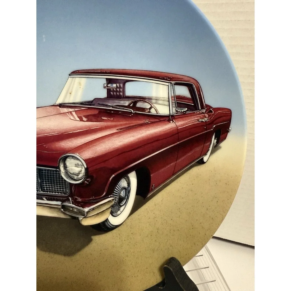 Dream‎ Machines '56 CONTINENTAL Plate 1956 #4 Lincoln Car Burgundy Palma 8932A